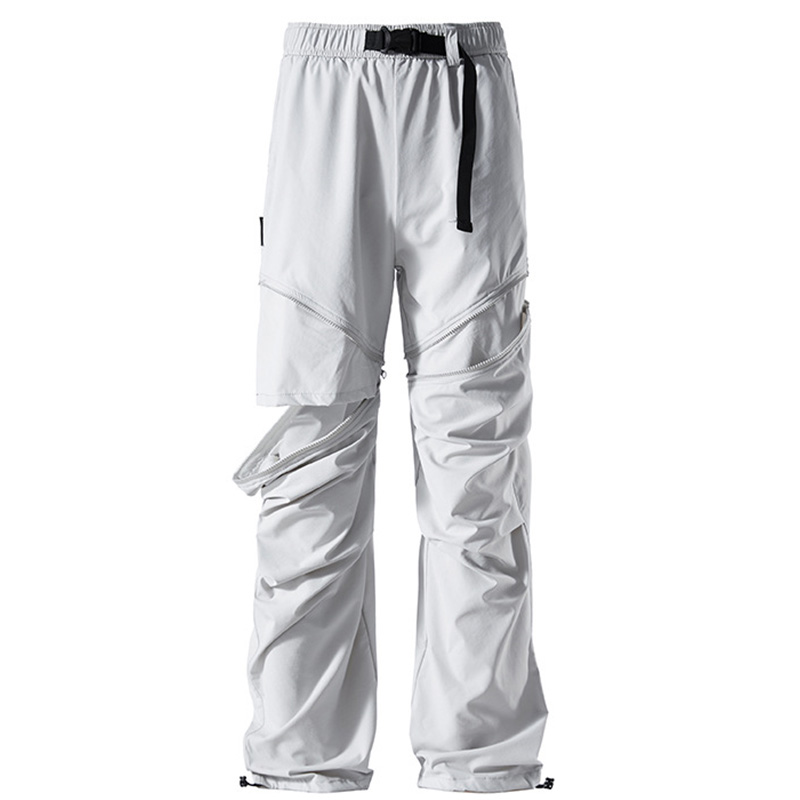Trendy Convertible Two-in-One Pantalones Para Exterior Cargo Pants Lightweight Ice Silk Sports Casual Shorts Outdoor Pants