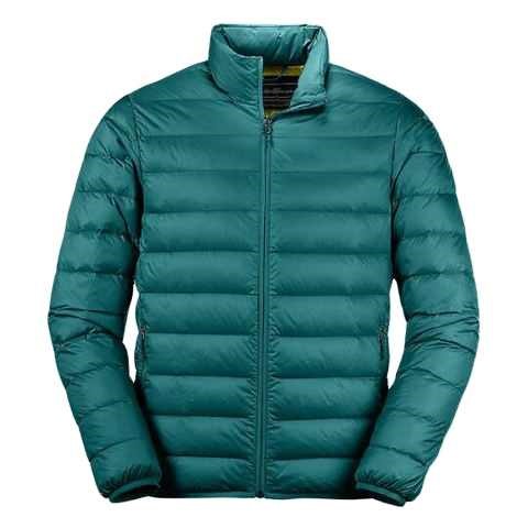 CONMR Men's High Quality Unisex Winter Puffer Jacket Warm Windproof Down Hoodie Zipper Closure Casual Insulated Jacket