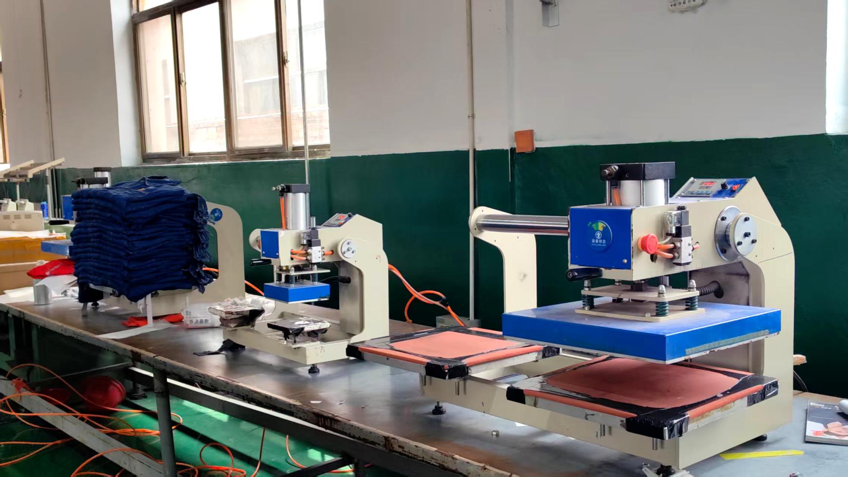 Picture stamping machine for garment graphic application