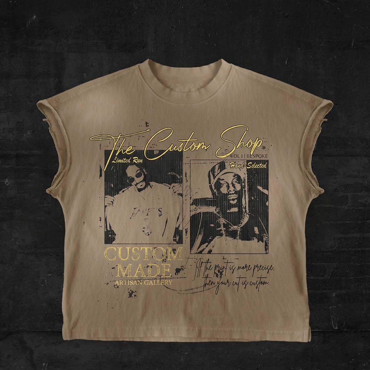 Boxy Fit Designer Tshirt Pour Hommes Oversized Cotton Graphic Vintage Wash Custom Streetwear Graphic Men's Sleeveless Tshirts