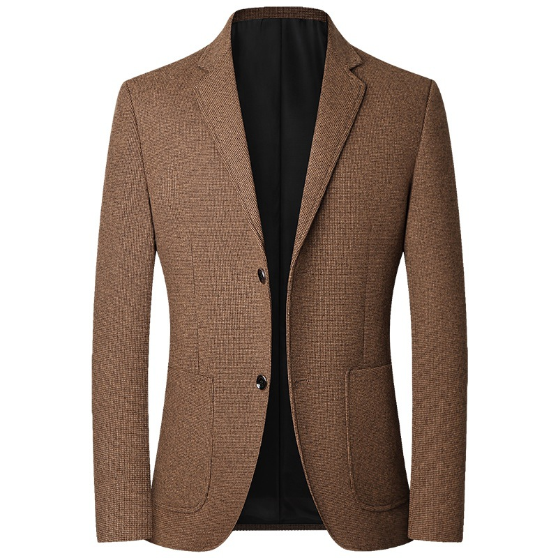 2024 Autumn High Quality Slim Fit Blazers &amp; Suits Jackets Business Casual Wool Coats for Men