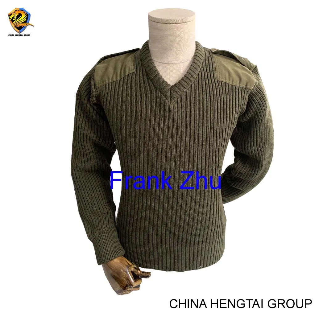 Navy Blue Cardigan-Od Green Jersey-Tactical Acrylic Pullover-Camouflage Wool Sweater