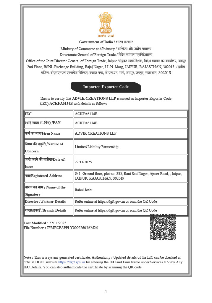 Import & Export Code