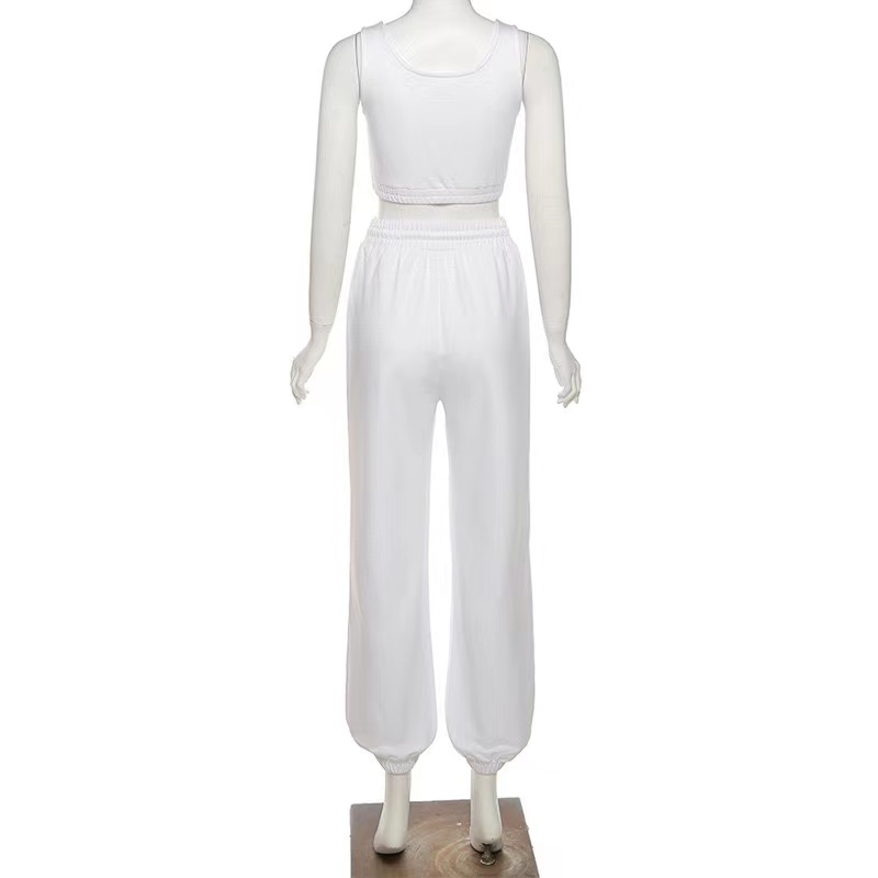 2021 Popular Style Customize Tracksuit Womens Cotton Polyester Blank Jogger Sets Track Sport Suits