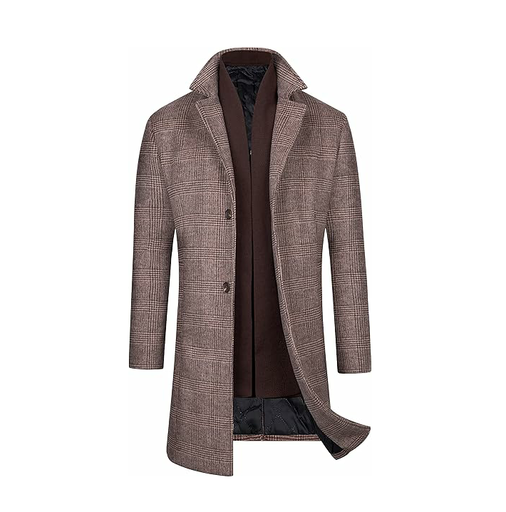 Unisex Long Coat Detail View 6