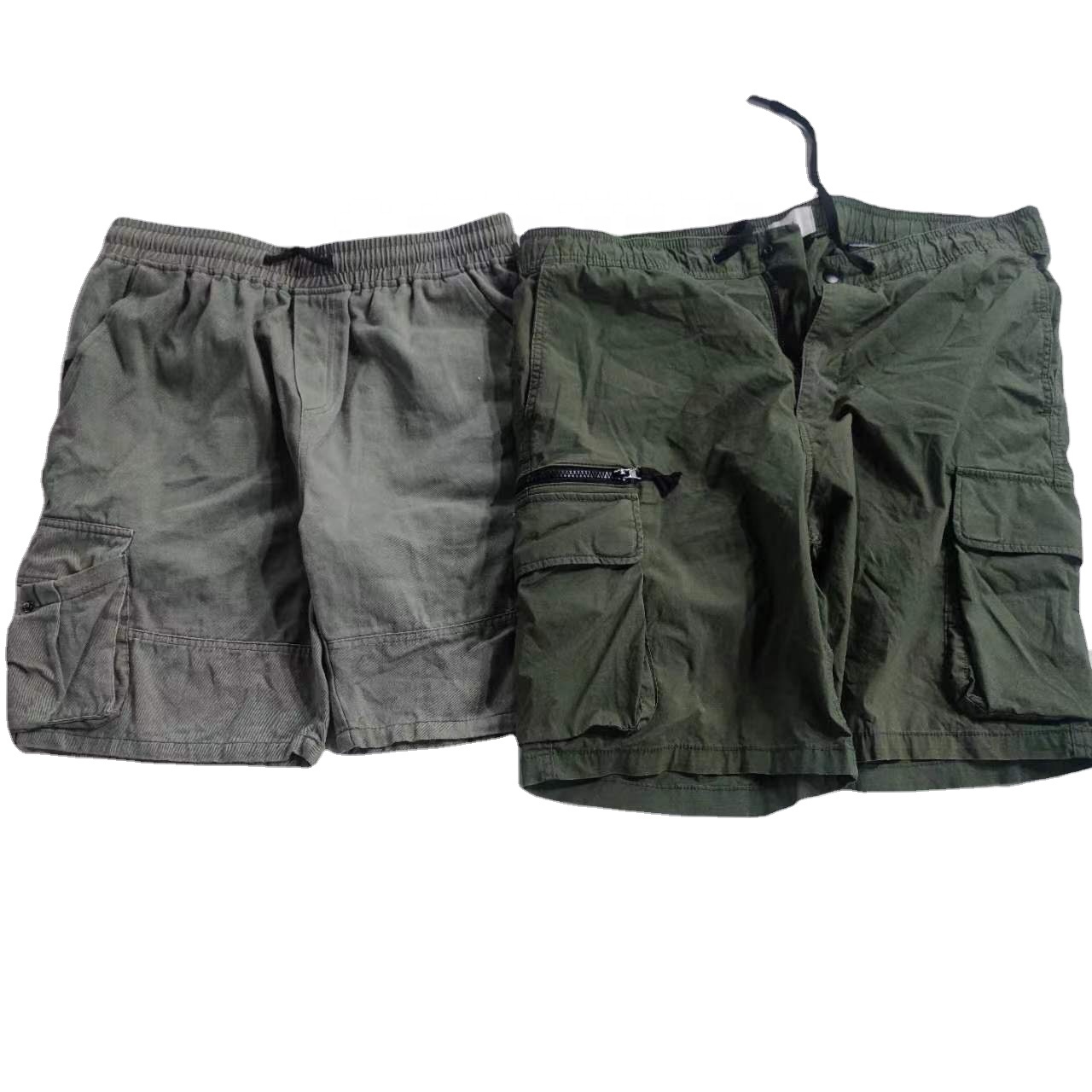 Second-hand Six Pockets Pant Shorts Used Cargo Pants Short for Men in Bundle