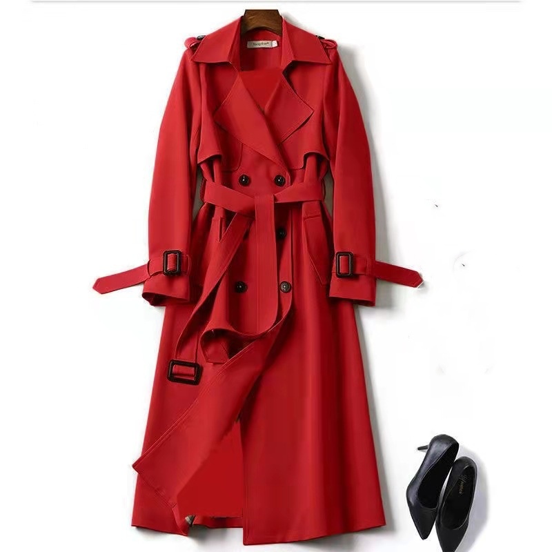 Elegant Casual Long Trench Overcoat