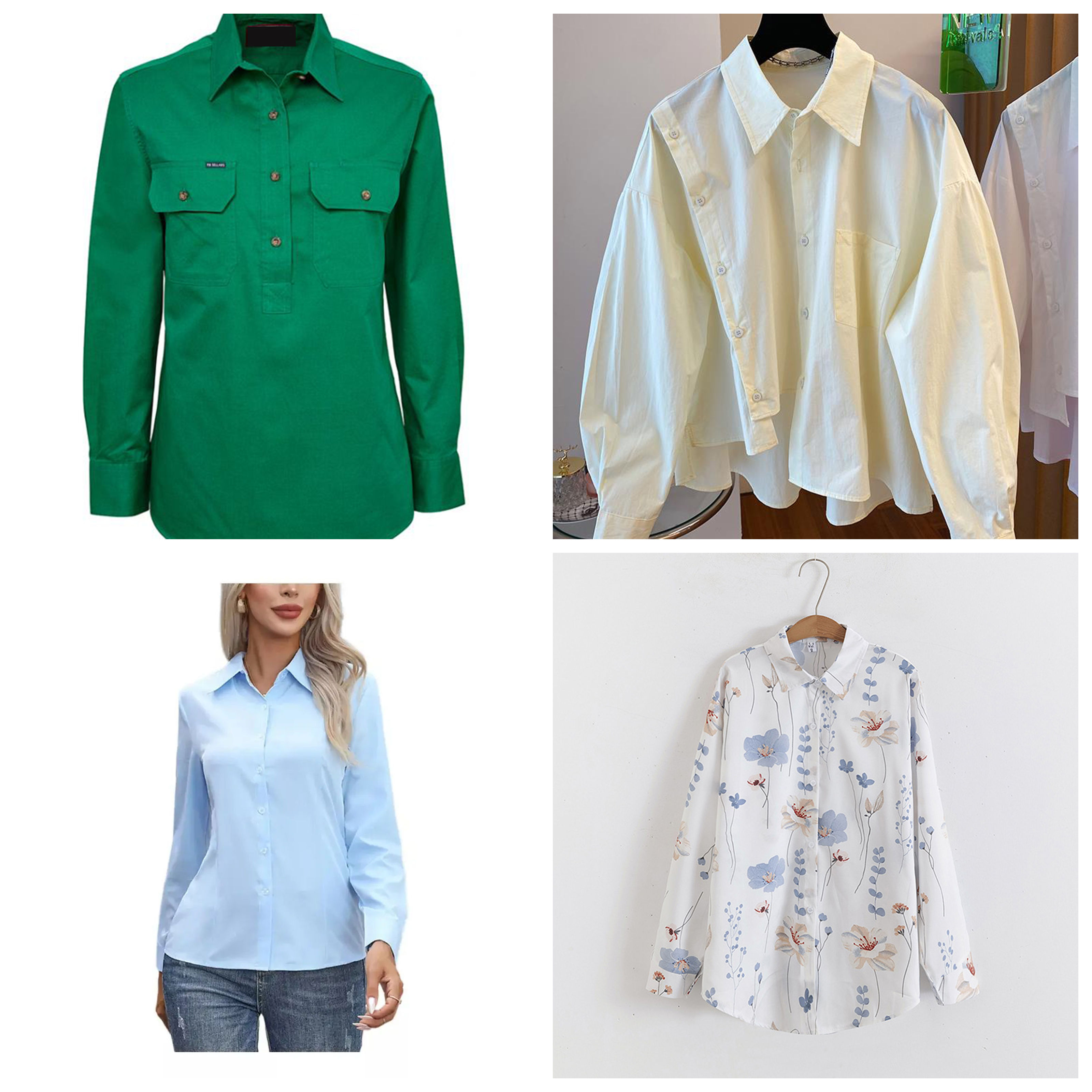 Women's long shirt detail 8