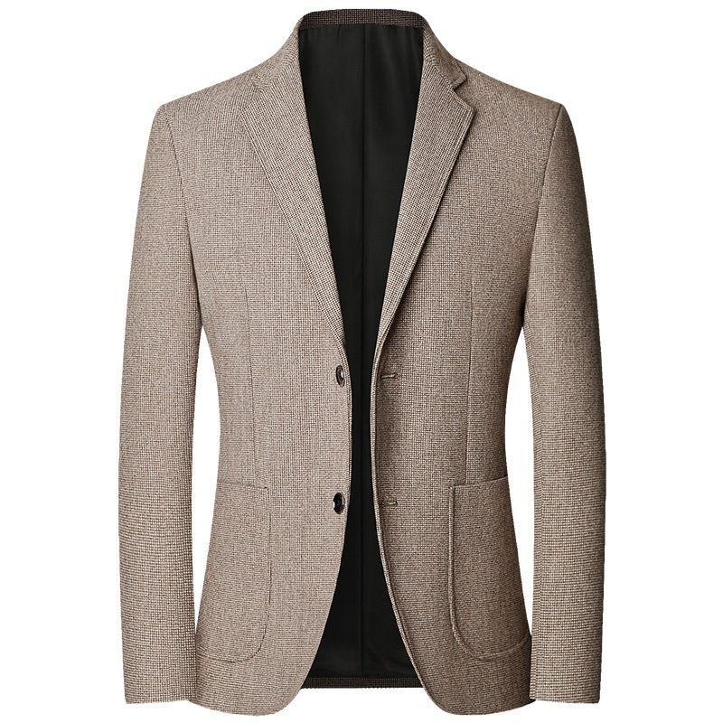 2024 Autumn High Quality Slim Fit Blazers &amp; Suits Jackets Business Casual Wool Coats for Men