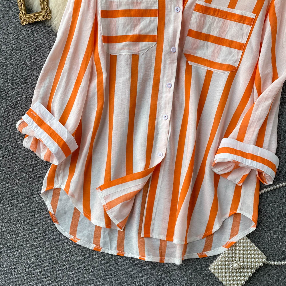 Closer Material View Striped Shirt 1