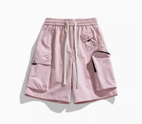 Cargo Pocket Pants Vintage Shorts Custom Logo for Men Jogger Gym Outdoor Oversized Cotton Casual Loose Summer