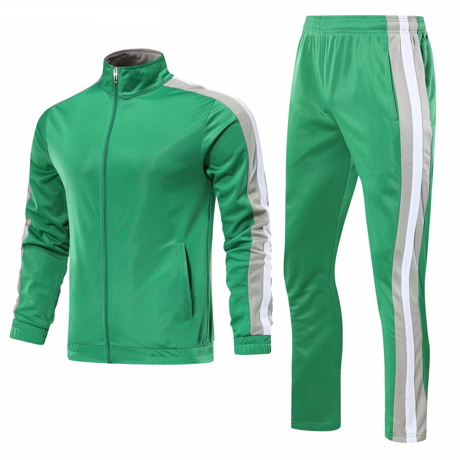 Custom Logo Gym Wear Breathable Men's Training Jogging Tracksuit 2-Piece Fitness Jogger Set Unisex Custom Tracksuit Outfit