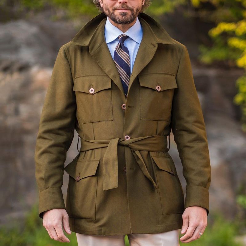 2025 New Spring Men's Trench Coat | Slim Fit Long Lightweight Overcoat | Big Size Men's Casual Jacket