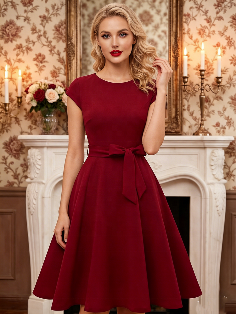 2026 Spring Elegant and Fashionable Lace Straight Cocktail Evening Gown Party