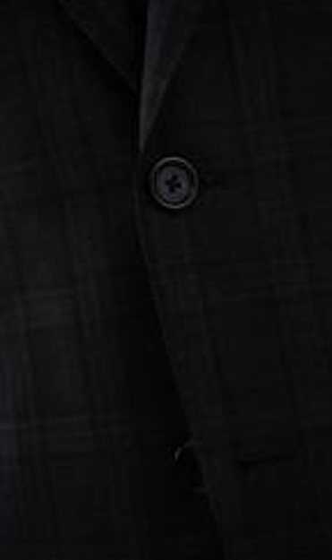 Dark Blue Retro Wool Blazer Men Refreshing Formal Single-Breasted Business Suit Flat Barge Collar Pants Plus Size Fabric Jacket