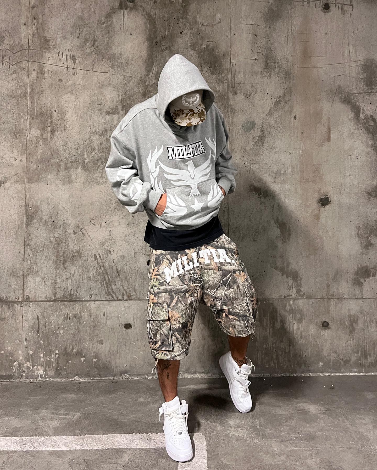 Custom Logo Summer Baggy All Over Digital Print Hunting Camouflage Work Pants Cavas Twill Real Tree Camo Cargo Shorts Men