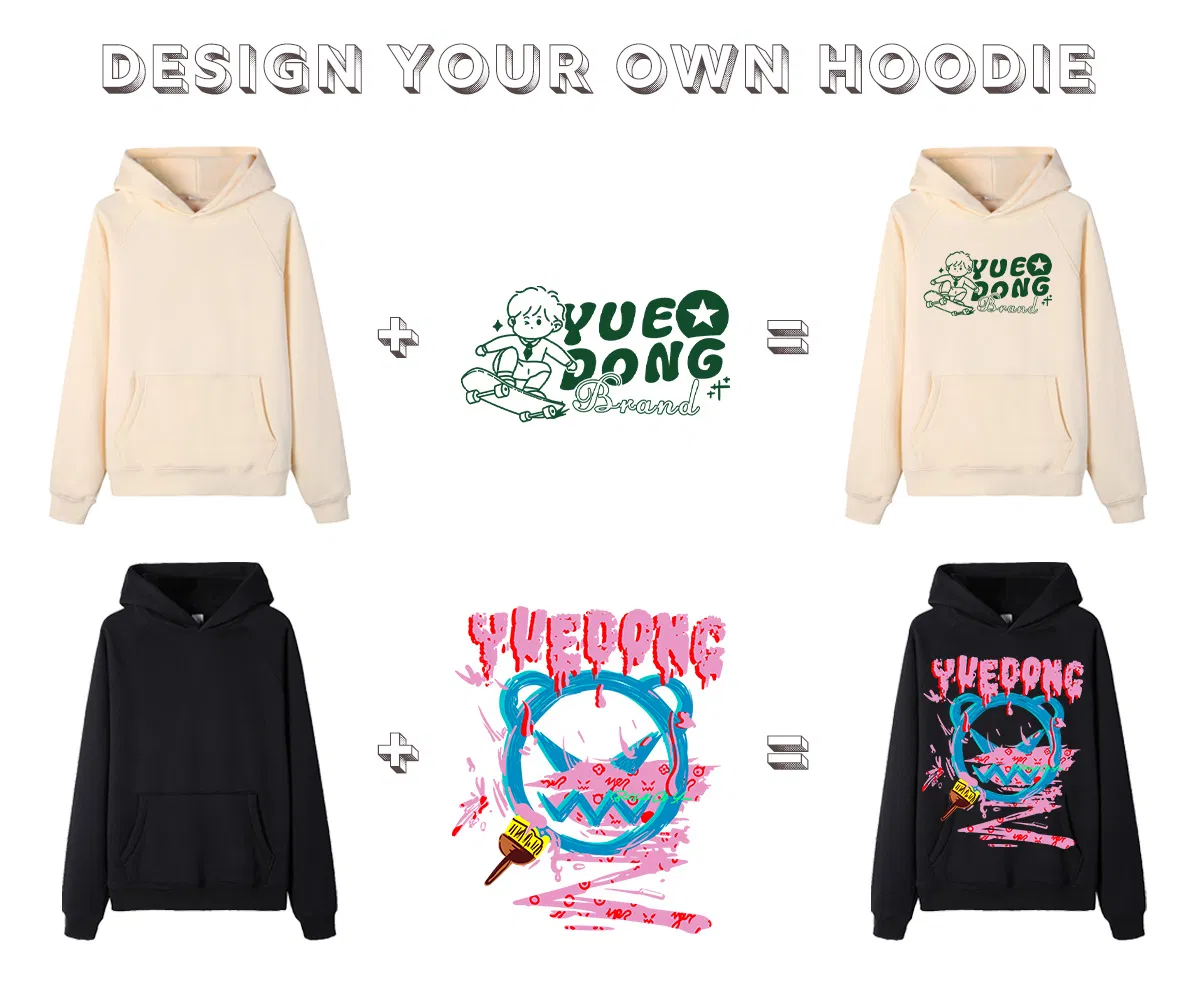 Wholesale Free Sample Custom Polyester Cotton Men′ S Hoodies Sweatshirts Embroidered Custom Logo