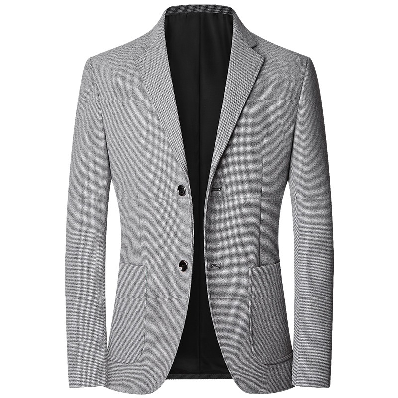 2024 Autumn High Quality Slim Fit Blazers & Suits Jackets Business Casual Wool Coats for Men
