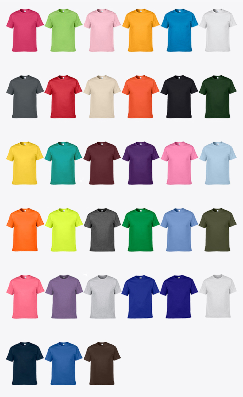 Plain Men's T Shirt 100% Cotton Tee Quick Dry Fit Tshirts Custom Sublimation Printing Logo Unisex Gym Sports T-shirts For Men