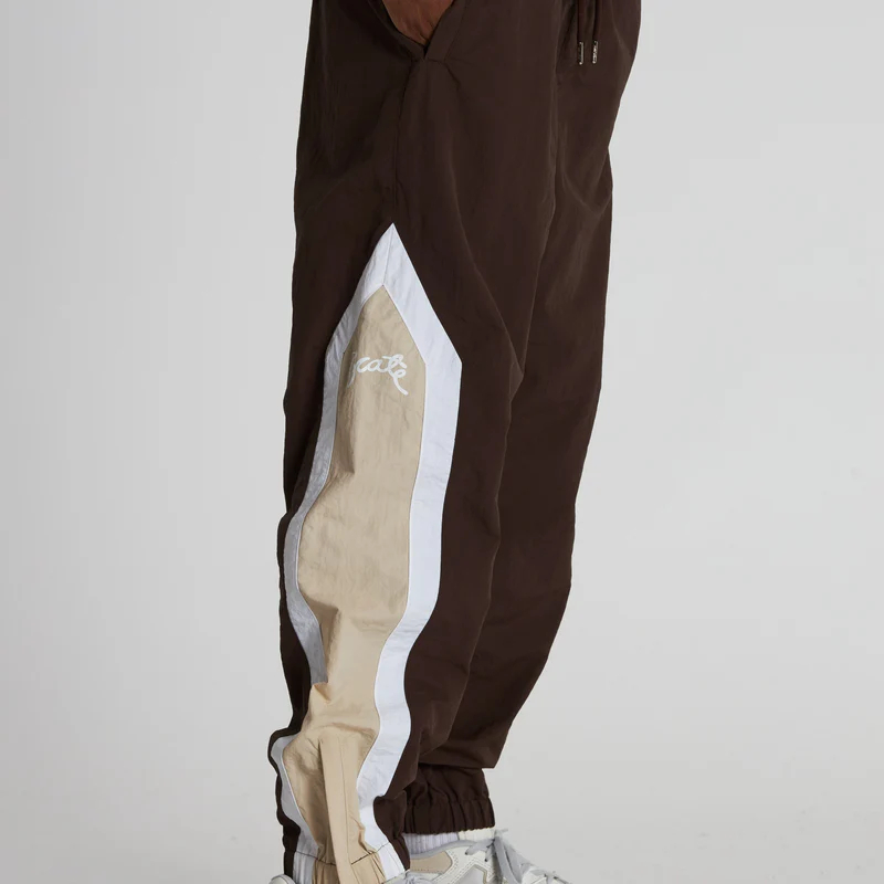 Custom 2-Piece Men's Jogger Tracksuit Set Zip-Up Splice Color Hoodies Jacket and Jogger Pant for Sporty or Gym Fitness