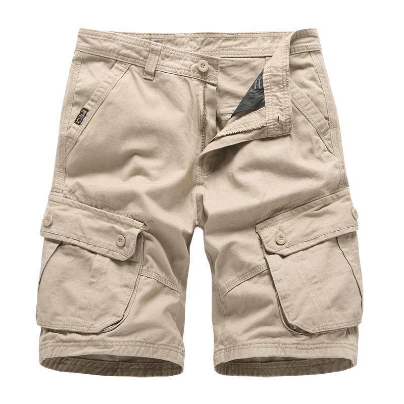 Men's Loose Cargo Pants Shorts Plain Solid Causal Plus Size Sweatpants With Pockets Shorts
