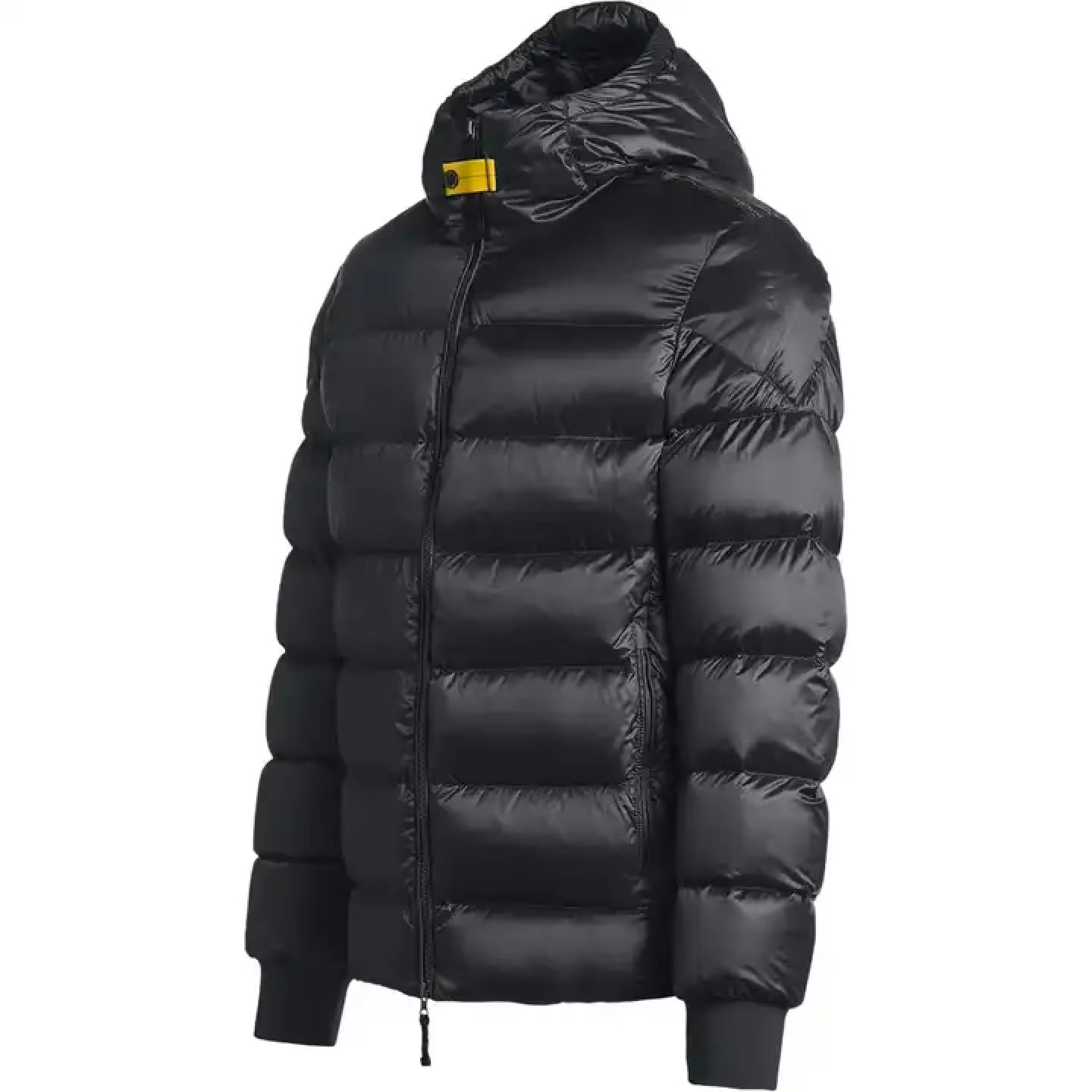Men Women Unisex Puffer Jacket Shiny Parka Spring High Street Warm Winter Long Coat