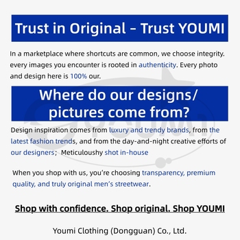 YOUMI ODM/OEM Custom Plus Size Summer Lightweight Waterproof Solid Tracksuit Men's Set Nylon Zip up Breathable Jogger