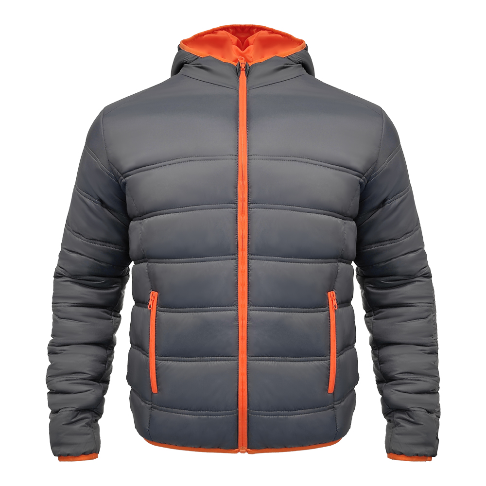 Winter Warm Padded Puffer Jacket Front View