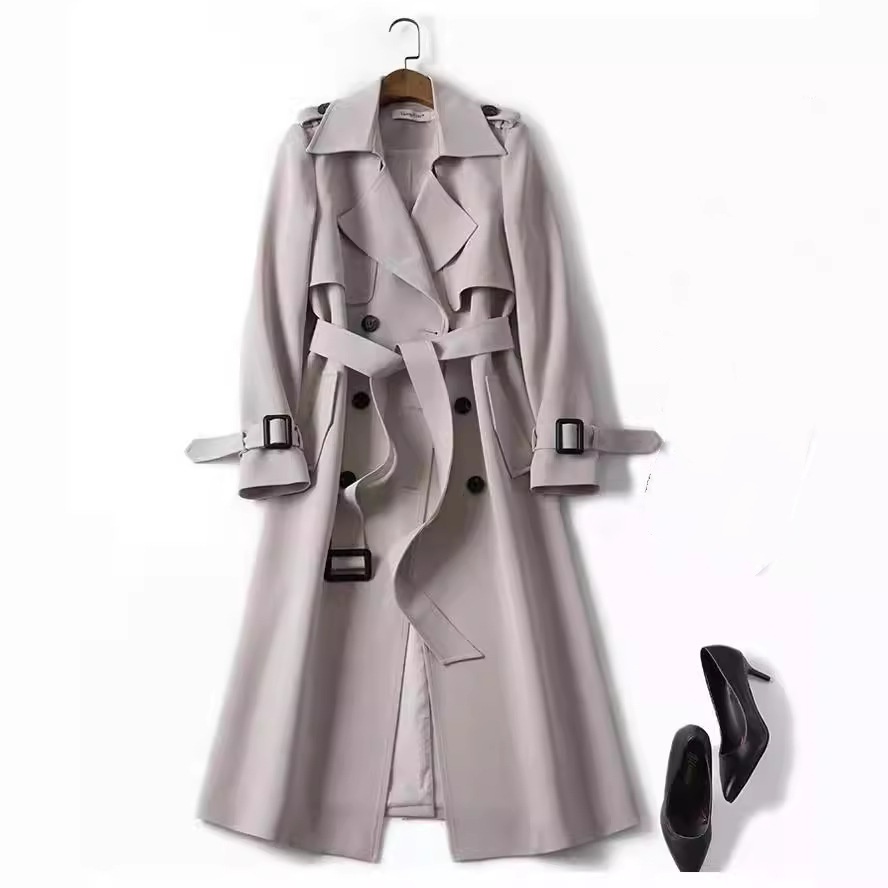 Elegant Casual Long Trench Overcoat