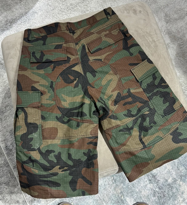Manufacturer Customized Summer Outdoor Workout Hiking Cargo Half Pants Mens Camouflage Cargo Shorts