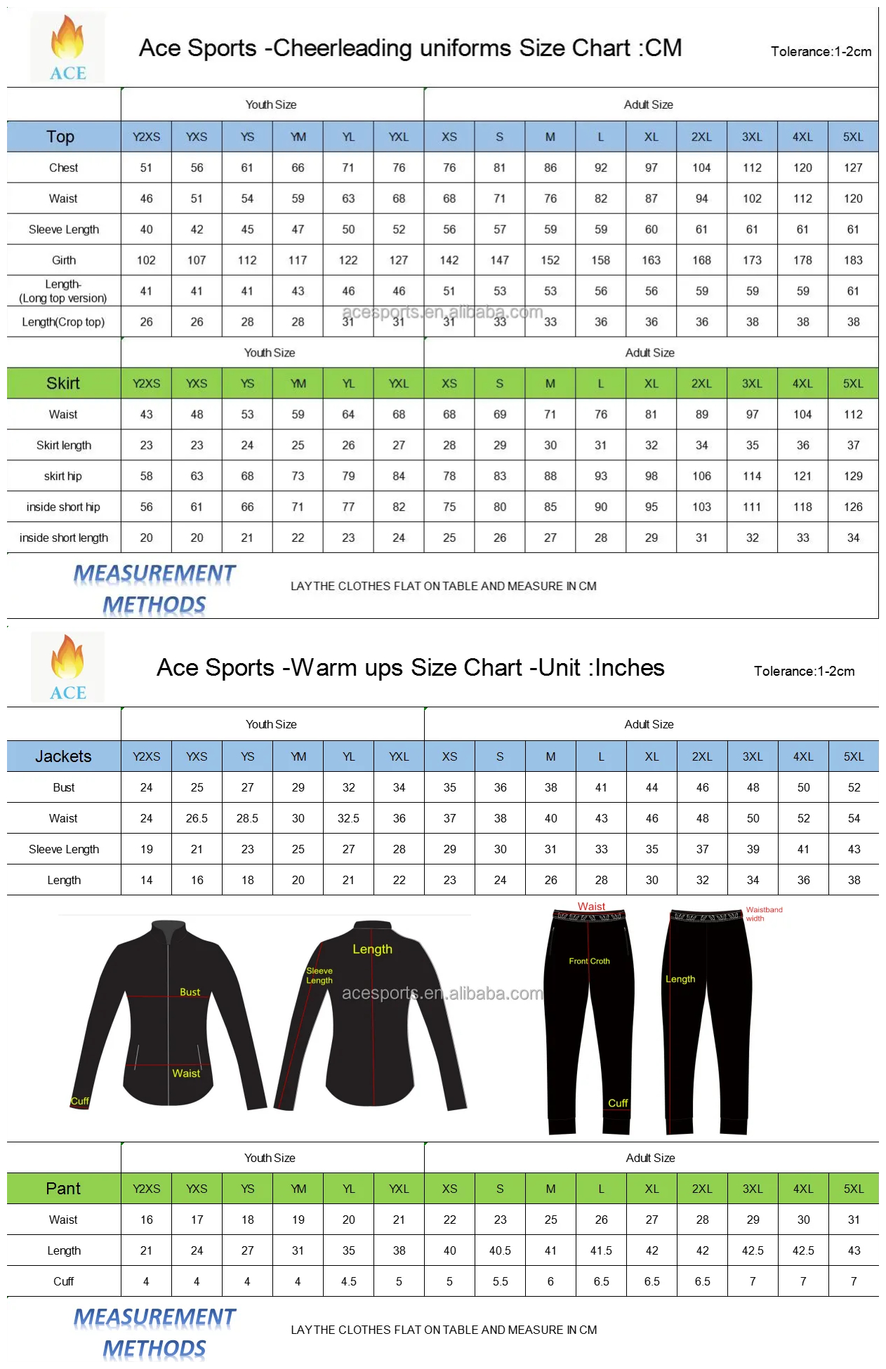 Size Chart 2