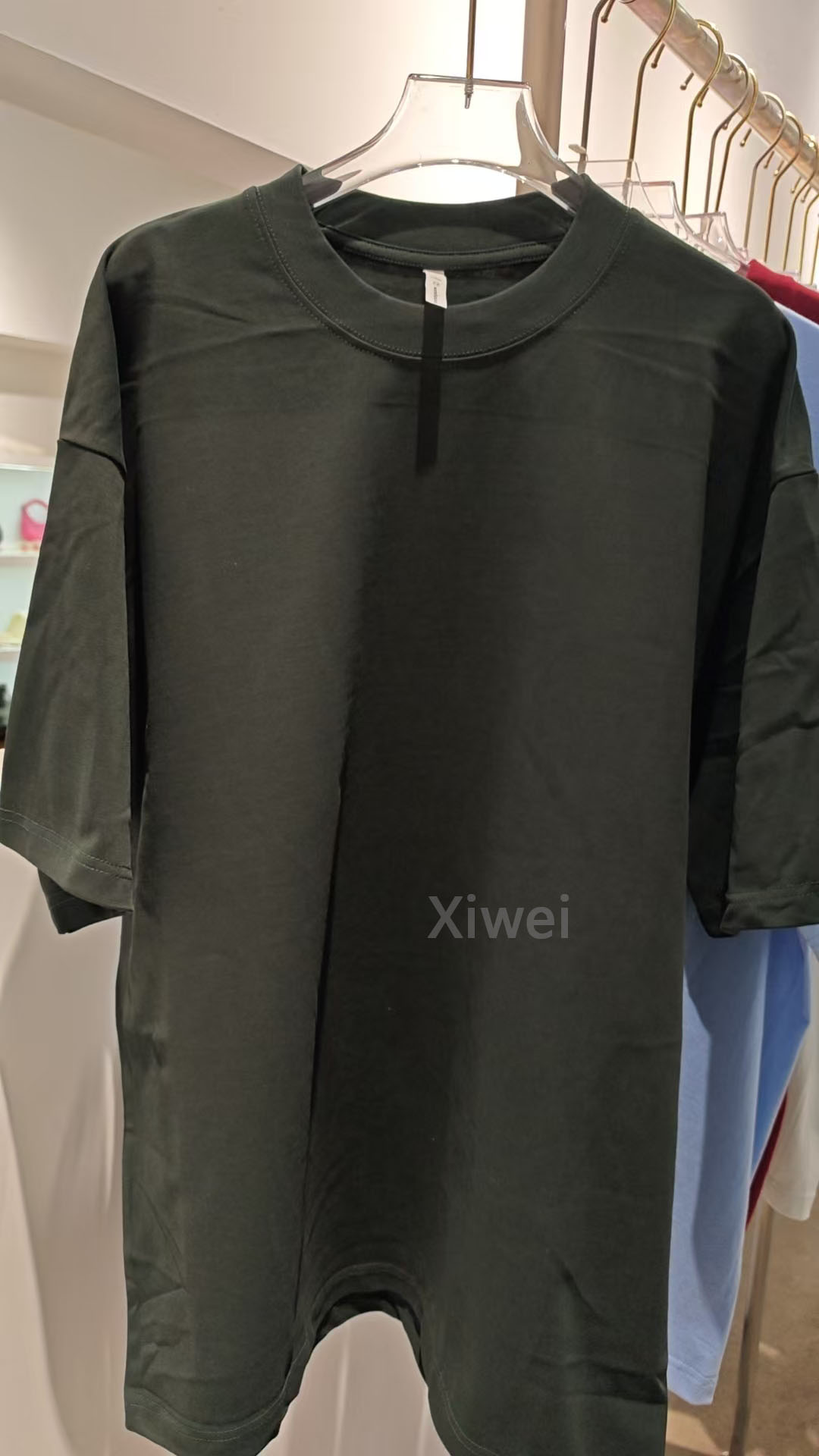 300gsm Drop Shoulder Graphic Heavyweight T-shirt Luxury Blank Heavy Cotton Streetwear Boxy Oversized Tshirts Mens Custom T Shirt