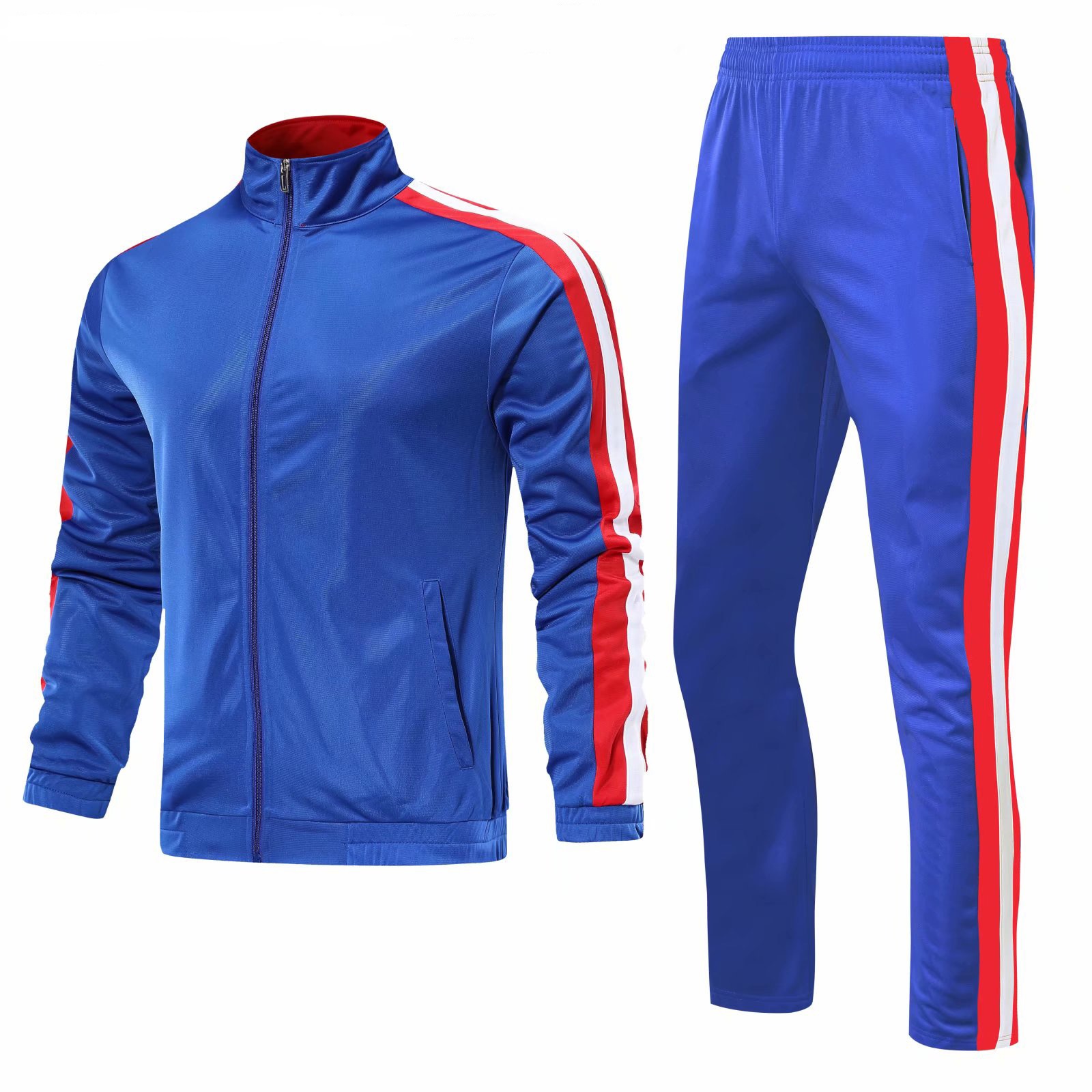Custom Logo Gym Wear Breathable Men's Training Jogging Tracksuit 2-Piece Fitness Jogger Set Unisex Custom Tracksuit Outfit