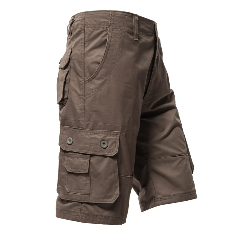 OEM Factory Men's Sporty Quick Dry Tactical Pants Outdoor Cargo Shorts with Multi-Pockets Made From Worsted Fabric