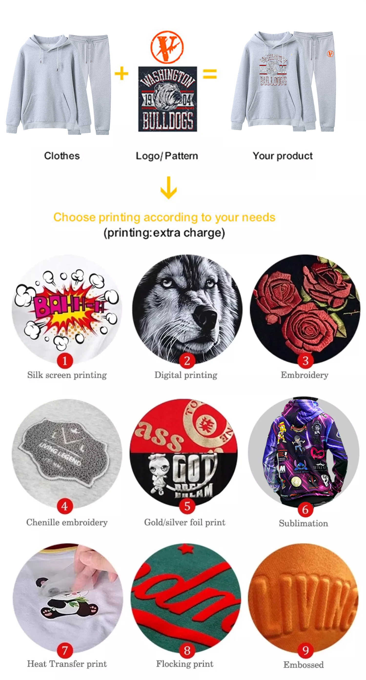 Custom Logo or Design Option