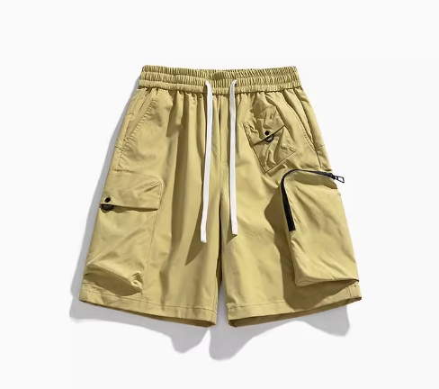 Cargo Pocket Pants Vintage Shorts Custom Logo for Men Jogger Gym Outdoor Oversized Cotton Casual Loose Summer