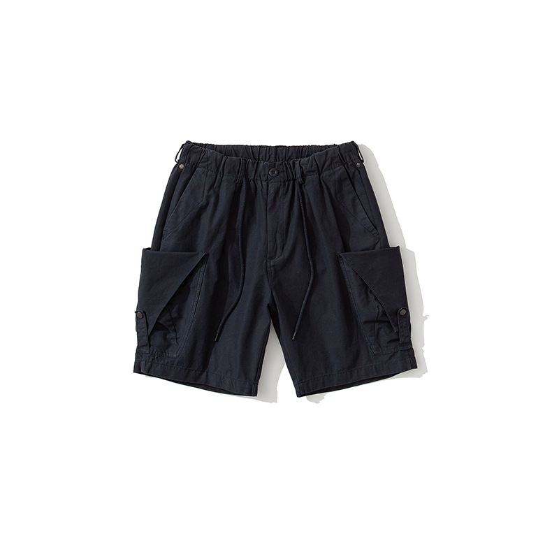 2025 Men's Summer 100% Cotton Cargo Work Wear Shorts Outerwear Loose Baggy Cargo Pants Casual Sport Shorts