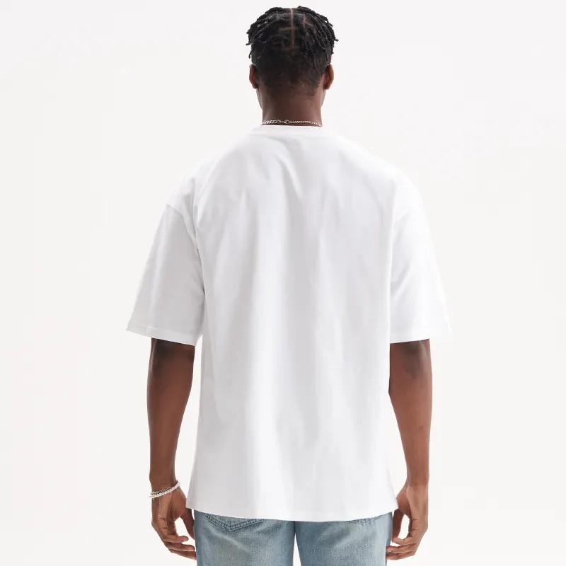 Custom High Quality Heavyweight Shirts Graphic Boxy Cropped Fit Tee Men's T-shirts Casual Oversized Tshirt Blank Shirt For Men