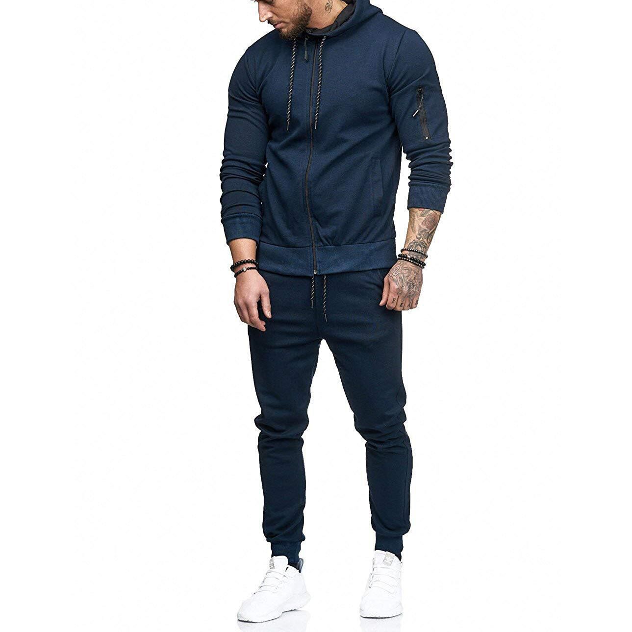Wholesale Training Gym Track Suits Custom Mens Jogging Tracksuit