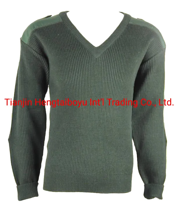 Navy Blue Cardigan-Od Green Jersey-Tactical Acrylic Pullover-Camouflage Wool Sweater