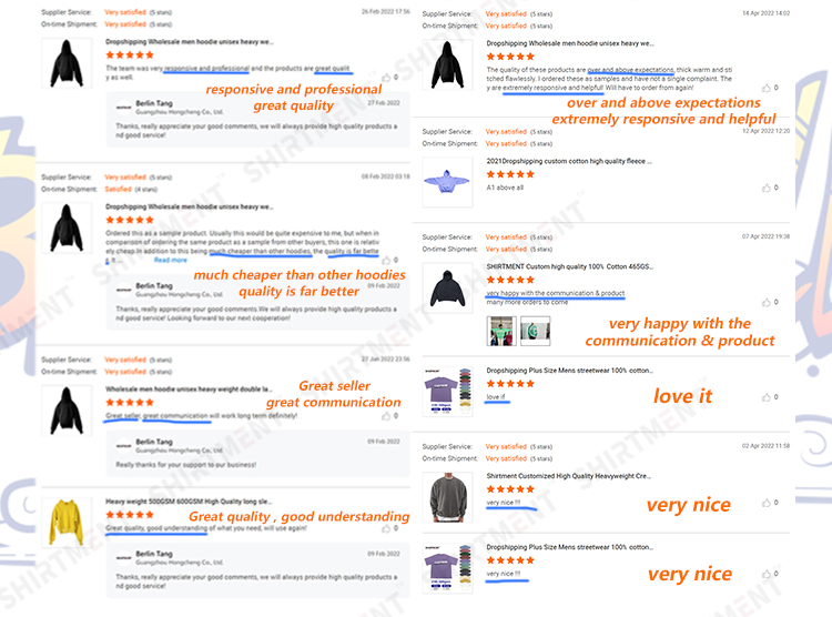 Customer Satisfactory Reviews