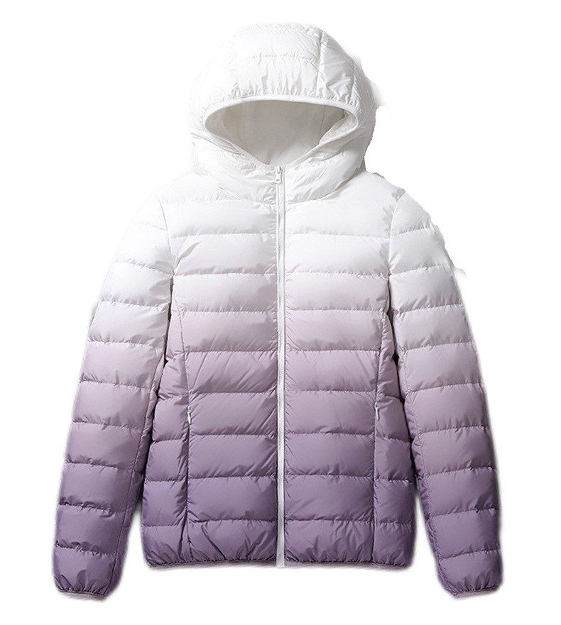 High Quality Custom Logo Down Puffer Jacket With Hooded Collar For Sports Puffer Jacket Custom Logo