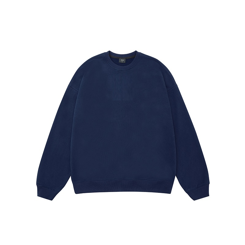 Wholesale 100%Cotton Sweatshirt Drop Shoulder Oversized Sweatshirt Unisex Men's Hoodies &amp; Sweatshirts