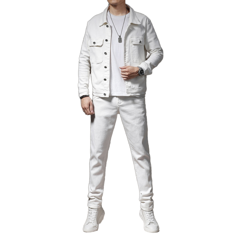 Customized New Spring/Fall Men's Outerwear Jackets &amp; Blazers with Pants Two-Piece Suits
