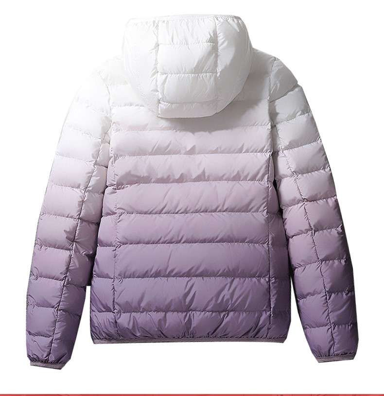 High Quality Custom Logo Down Puffer Jacket With Hooded Collar For Sports Puffer Jacket Custom Logo