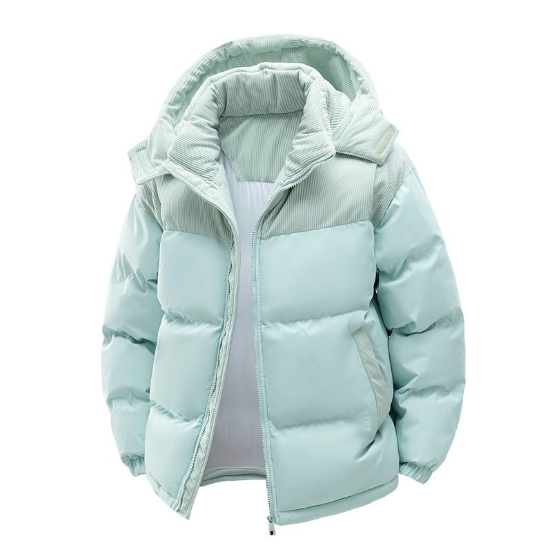 PASUXI Men Winter Warm Parka Puffer Jacket High Quality Thicken Waterproof Coat Custom Logo Hooded Outerwear Big Size S-3XL
