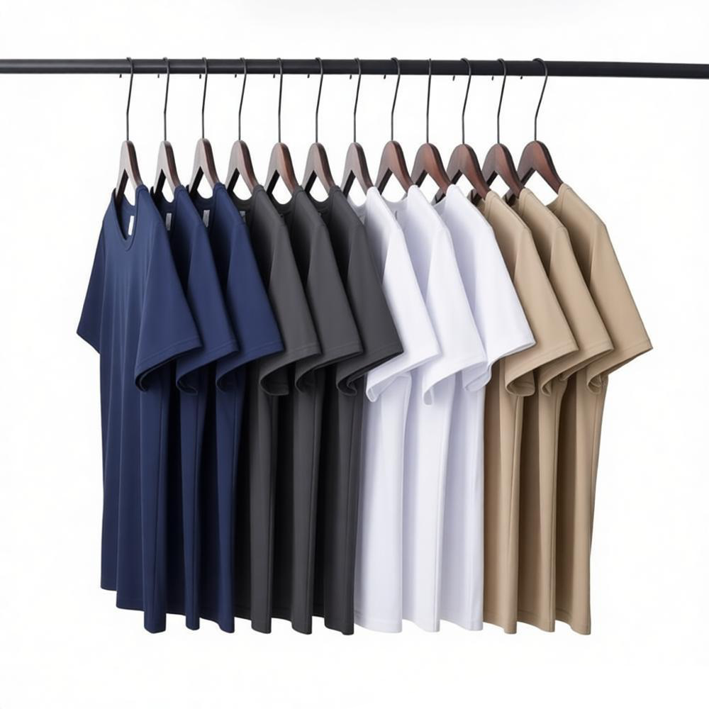 Custom High Quality Heavyweight T-shirt Blank T Shirts Custom Thick Printed Graphic 100% Cotton Mens Tshirt
