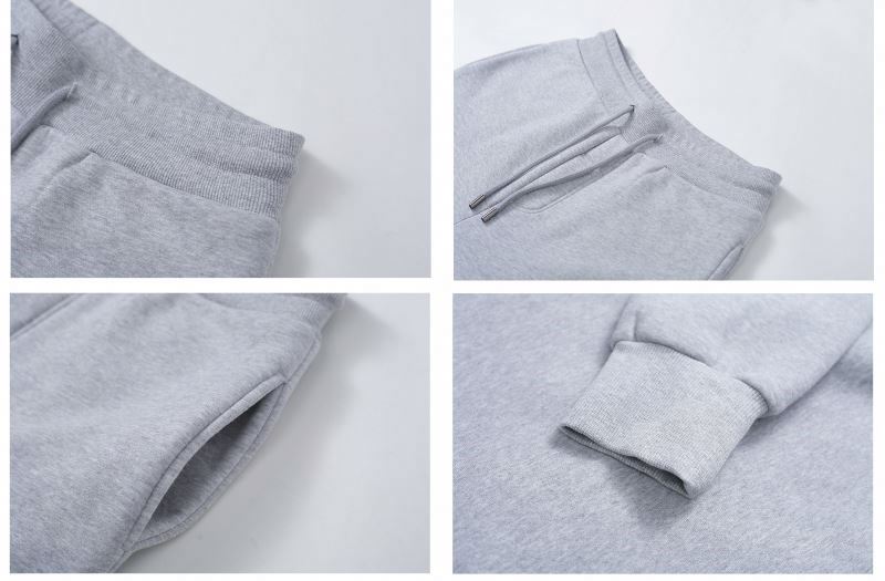 Oem Design Cotton Polyester Men Fleece Tracksuit Full Zip Hoodie Joggers Unisex Jogging Sets High Quality Sweatsuit