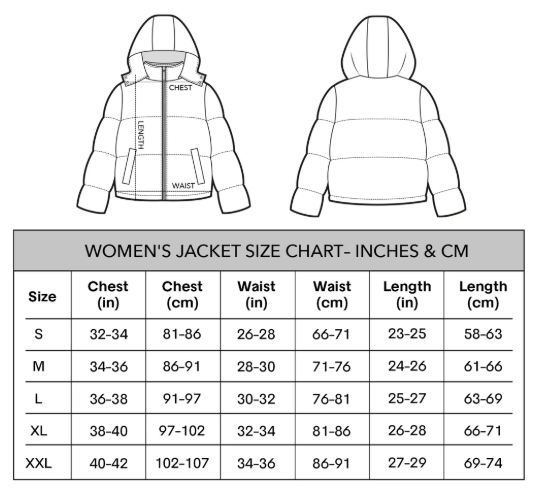 Women Puffer Jacket Collection Design