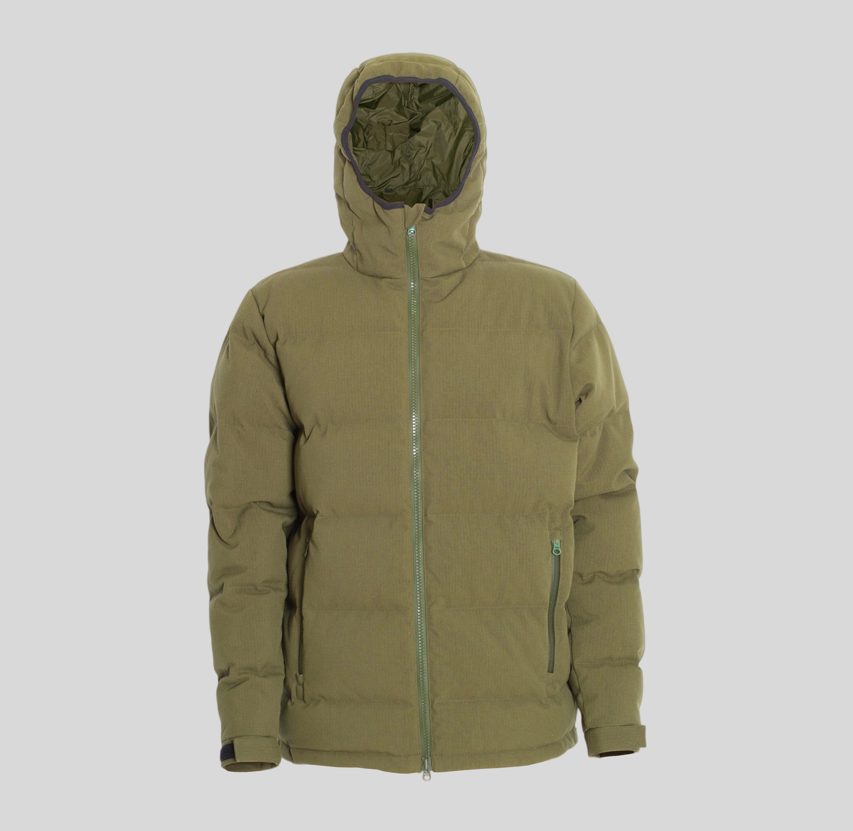 Mens Hooded Zipper Nylon Oxford Ripstop TPU Breathable Membrane Water Resistance White Duck Outdoor Padding Puffer Winter Jacket